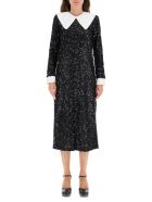 In The Mood For Love Sequined Midi Dress In The Mood For Love Sequined Midi Dress - BLACK (Black)
