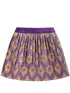Gucci Gold Skirt For Baby Girl With Double Gg Gucci Gold Skirt For Baby Girl With Double Gg - Gold