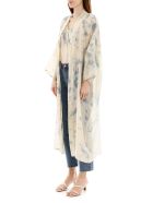 Mes Demoiselles Chorus Kimono Dress Mes Demoiselles Chorus Kimono Dress - BLUE COMBO (Beige)