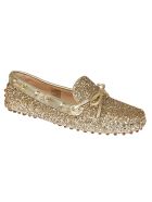 Car Shoe Glittery Loafers Car Shoe Glittery Loafers - Gold