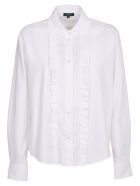 Jejia White Shirt With Ruffles Jejia White Shirt With Ruffles - white