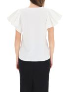 Alexander McQueen Ruffled T-shirt Alexander McQueen Ruffled T-shirt - WHITE
