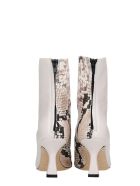 Fabio Rusconi High Heels Ankle Boots In Beige Leather Fabio Rusconi High Heels Ankle Boots In Beige Leather - beige