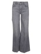 Grey Cotton Blend The Roller Jeans Mother Grey Cotton Blend The Roller Jeans - Grey