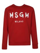 MSGM Milano Sweatshirt MSGM Milano Sweatshirt - Red