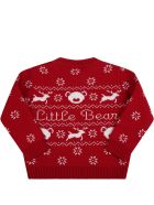 Little Bear Red Sweater For Babykids Little Bear Red Sweater For Babykids - Red
