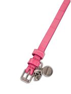 Alexander McQueen Skull Leather Bracelet Alexander McQueen Skull Leather Bracelet - Pink