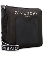 Givenchy Leather And Nylon Messenger Bag Givenchy Leather And Nylon Messenger Bag - black