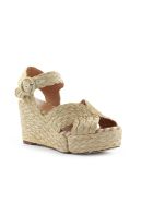 Paloma Barceló Lava Raffia Wedge Sandal Paloma Barceló Lava Raffia Wedge Sandal - Natural