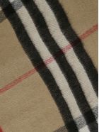 Burberry Giant Check Fringed Scarf Burberry Giant Check Fringed Scarf - Black