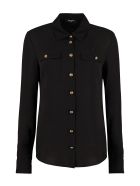 Balmain Silk Shirt Balmain Silk Shirt - black