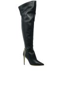 Ninalilou Leather Boots Ninalilou Leather Boots - BLACK