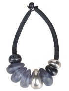 Maria Calderara Assorted Design Necklace Maria Calderara Assorted Design Necklace - Black/Silver