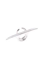 AMBUSH Liquid Multi Finger Ring Rings AMBUSH Liquid Multi Finger Ring Rings - Silver