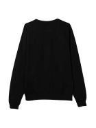 Black Sweatshirt Young Versace Black Sweatshirt - Nero