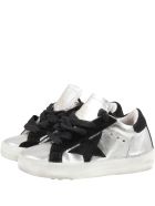 Golden Goose Silver ''super Star'' Sneakers For Girl Golden Goose Silver ''super Star'' Sneakers For Girl - Silver