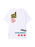 Dsquared2 White T-shirt Dsquared2 White T-shirt - Bianca
