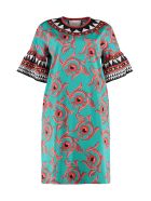 La DoubleJ Walk The Dog Printed Cotton Dress La DoubleJ Walk The Dog Printed Cotton Dress - Multicolor