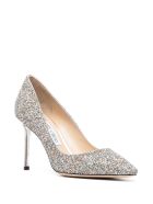 Jimmy Choo Romy Glittered Pumps Jimmy Choo Romy Glittered Pumps - Metallic