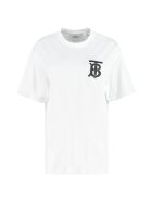 Burberry Oversize Cotton T-shirt Burberry Oversize Cotton T-shirt - White