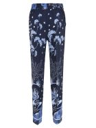 RED Valentino Floral Printed Trousers RED Valentino Floral Printed Trousers - Blue