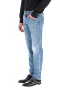 Dolce & Gabbana Slim Fit Jeans With Rips Dolce & Gabbana Slim Fit Jeans With Rips - Blu