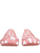 Melissa Pink Ballerina Flats For Girl With Clouds Melissa Pink Ballerina Flats For Girl With Clouds - Pink