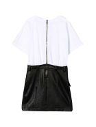 Balmain White T-shirt Dress Balmain White T-shirt Dress - Bianco/nero