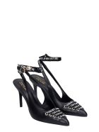Versace Jeans Couture Pumps In Black Leather Versace Jeans Couture Pumps In Black Leather - black