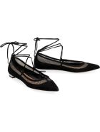 Aquazzura Dalia Flat Sandals Aquazzura Dalia Flat Sandals - black