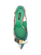 Dolce & Gabbana Cardinale Slingback Pumps 16 Patch Dolce & Gabbana Cardinale Slingback Pumps 16 Patch - Multicolore