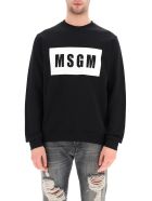 MSGM Logo Box Sweatshirt MSGM Logo Box Sweatshirt - Nero