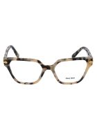 0mu 02tv Sunglasses Miu Miu 0mu 02tv Sunglasses - KAD1O1 HAVANA SAND BROWN