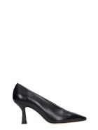 Fabio Rusconi Pumps In Black Leather Fabio Rusconi Pumps In Black Leather - black