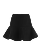 Patou 3d Mini Skirt In Boiled Wool Patou 3d Mini Skirt In Boiled Wool - BLACK (Black)