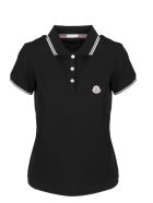 Patch Logo Poloshirt Moncler Patch Logo Poloshirt - Nero