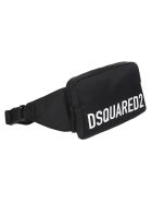 Logo Printed Belt Bag Dsquared2 Logo Printed Belt Bag - Nero