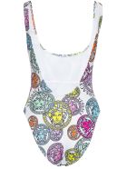 Versace Swimsuit With Medusa Amplified Print Versace Swimsuit With Medusa Amplified Print - White