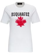 Dsquared2 Cotton T-shirt With Print Dsquared2 Cotton T-shirt With Print - White