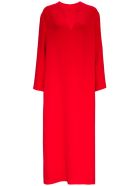Valentino Long Red Silk Dress Valentino Long Red Silk Dress - Red