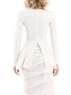 A.W.A.K.E. Mode Asymmetrical Blazer A.W.A.K.E. Mode Asymmetrical Blazer - WHITE (White)
