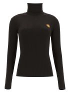 Kenzo Turtleneck Sweater With Tigher Patch Kenzo Turtleneck Sweater With Tigher Patch