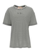 N.21 Striped T-shirt With Logo Pocket N.21 Striped T-shirt With Logo Pocket - RIGATO BIANCO NERO (White)