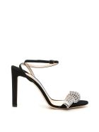 Jimmy Choo Thyra Crystal Sandals Jimmy Choo Thyra Crystal Sandals - BLACK CRYSTAL (Black)