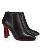 Christian Louboutin Black Leather Eleonor 85 Ankle Boots Christian Louboutin Black Leather Eleonor 85 Ankle Boots - BLACK
