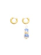 Timeless Pearly Single Pendant Earrings Timeless Pearly Single Pendant Earrings - WHITE BLUE GOLD (Gold)
