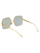 Ff 0439/s Sunglasses Fendi Ff 0439/s Sunglasses - 001O7 YELLOW GOLD