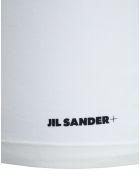 White Cotton Tank Top With Logo Jil Sander White Cotton Tank Top With Logo - White
