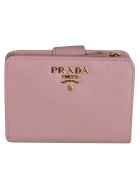 Prada Magnetic Logo Plaque Wallet Prada Magnetic Logo Plaque Wallet - Pesca
