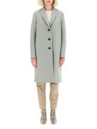 Harris Wharf London Double Wool Cocoon Coat Harris Wharf London Double Wool Cocoon Coat - SAGE GREEN (Green)